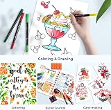 Ohuhu 100 Colour Dual Tip Pens Brush Fineliner Art Markers Set view 6