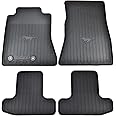 Ford OEM Factory Stock 2015 2016 Black Mustang Pony Horse All Weather Vinyl Floor Mats Front & Rear