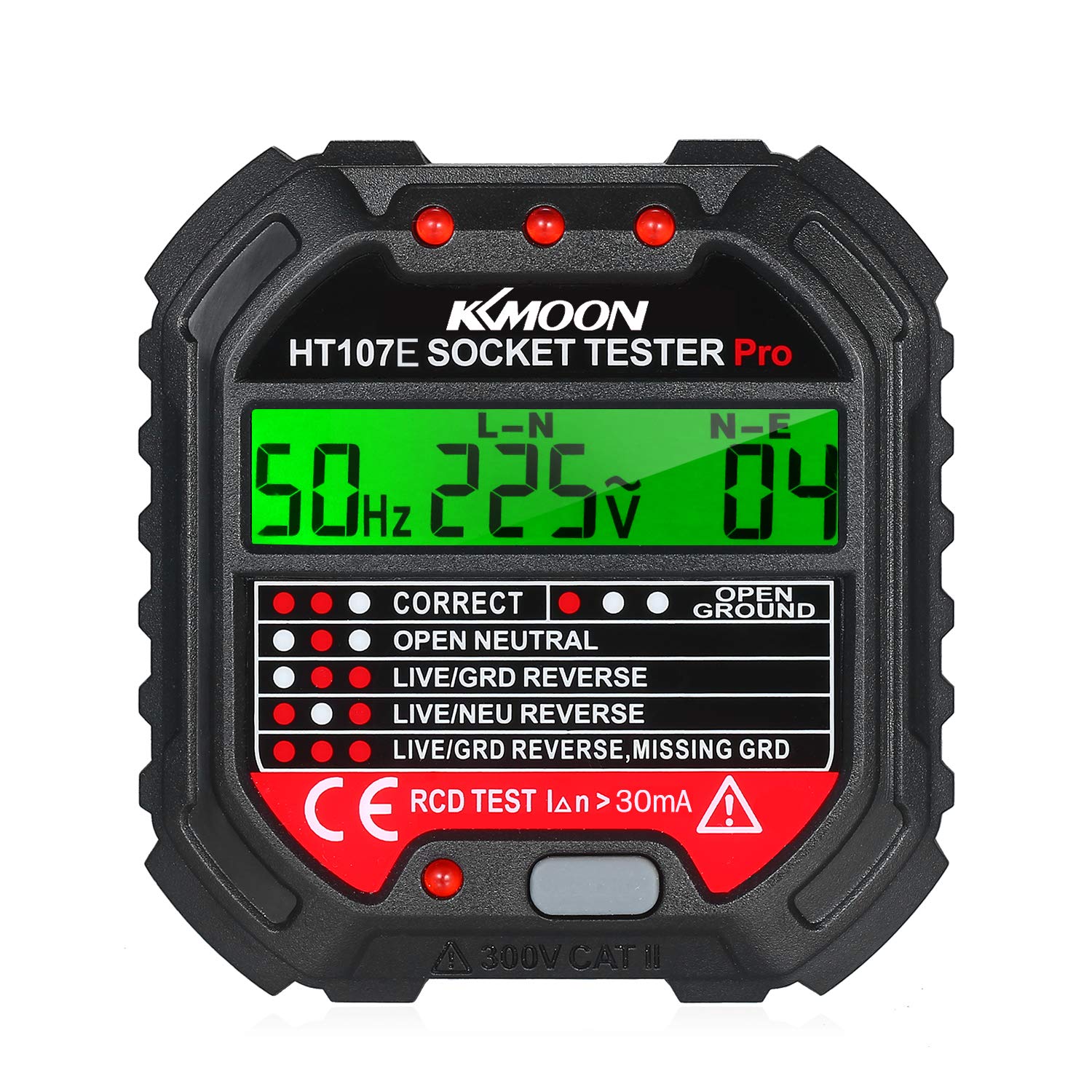 Socket Tester Button Kecheer Socket Tester Rcd Test Button Outlet Tester With Voltage ...