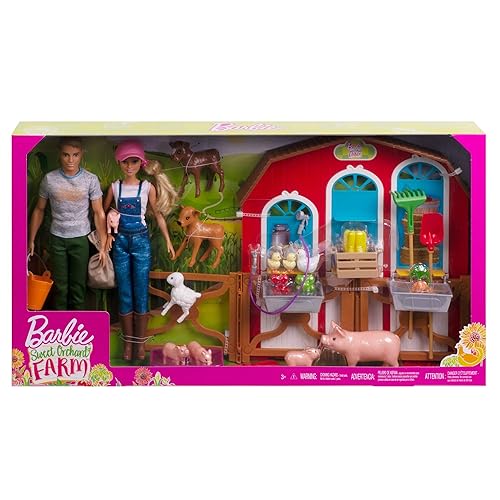 Playset Barbie Sweet Orchard Doll Barbie Sweet Orchard Farm Barn