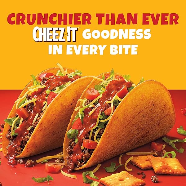 ORTEGA CHEEZ-IT FLAVORED TACO SHELLS, HARD TACO SHELLS MADE WITH CHEEZ-IT FLAVOR, 10 COUNT, 4.6 OUNCE