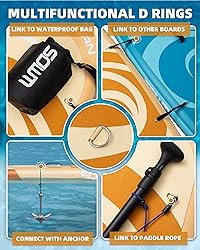 SOWM Inflatable Paddle Board with Sup