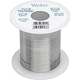 Weller WSW SnPb (T0051403299) Solder Wire, Dia: 0.5 mm / 0.020 in, Wt: 100 g / 3.527 oz, Alloy Sn60Pb40, Flux Content 2.2%