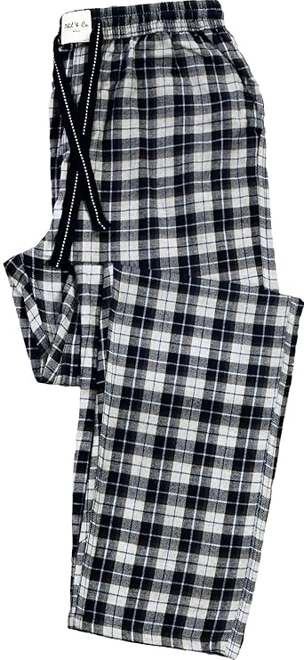 Phil & Co. Berlin warme Herren Flanell Pyjamahose Schlafanzug Hose Homewear kariert Farbwahl