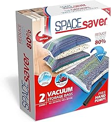 Spacesaver Vacuum Storage Bags (Jumbo 2 Pack) Save