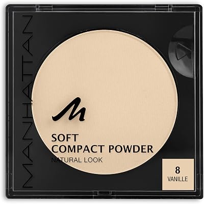 Manhattan Soft Compact Powder Velvety Matte Finish Vitamin E Dermatologically