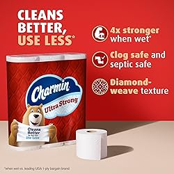 Charmin Ultra Strong Clean Touch Toilet Paper, 18