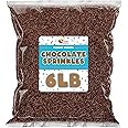 Chocolate Sprinkles - 6 Pounds - Chocolate Jimmies - Wholesale Ice Cream Sprinkles - Baking, Cupcake, Cookie Decorating - Dessert Toppings