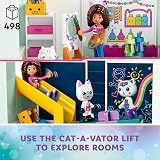 LEGO Gabby’s Dollhouse 4-Floor House 8 Rooms 4 Figures view 5