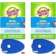 Multi Purpose Non Scratch Dish Wand Refills by Scotch Brite Blue 6 Pack