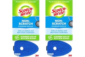 SCOTCH-BRITE Multi Purpose Non Scratch Dish Wand Refills by Scotch Brite Blue 6 Pack