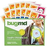 BugMD Squito Stickers Mosquito Repellent Patch Stickers for Kids (78 Stickers), Safe & Effective Insect Repellent Patches for Toddlers, Kids, Camping, Beach & Outdoor Essentials