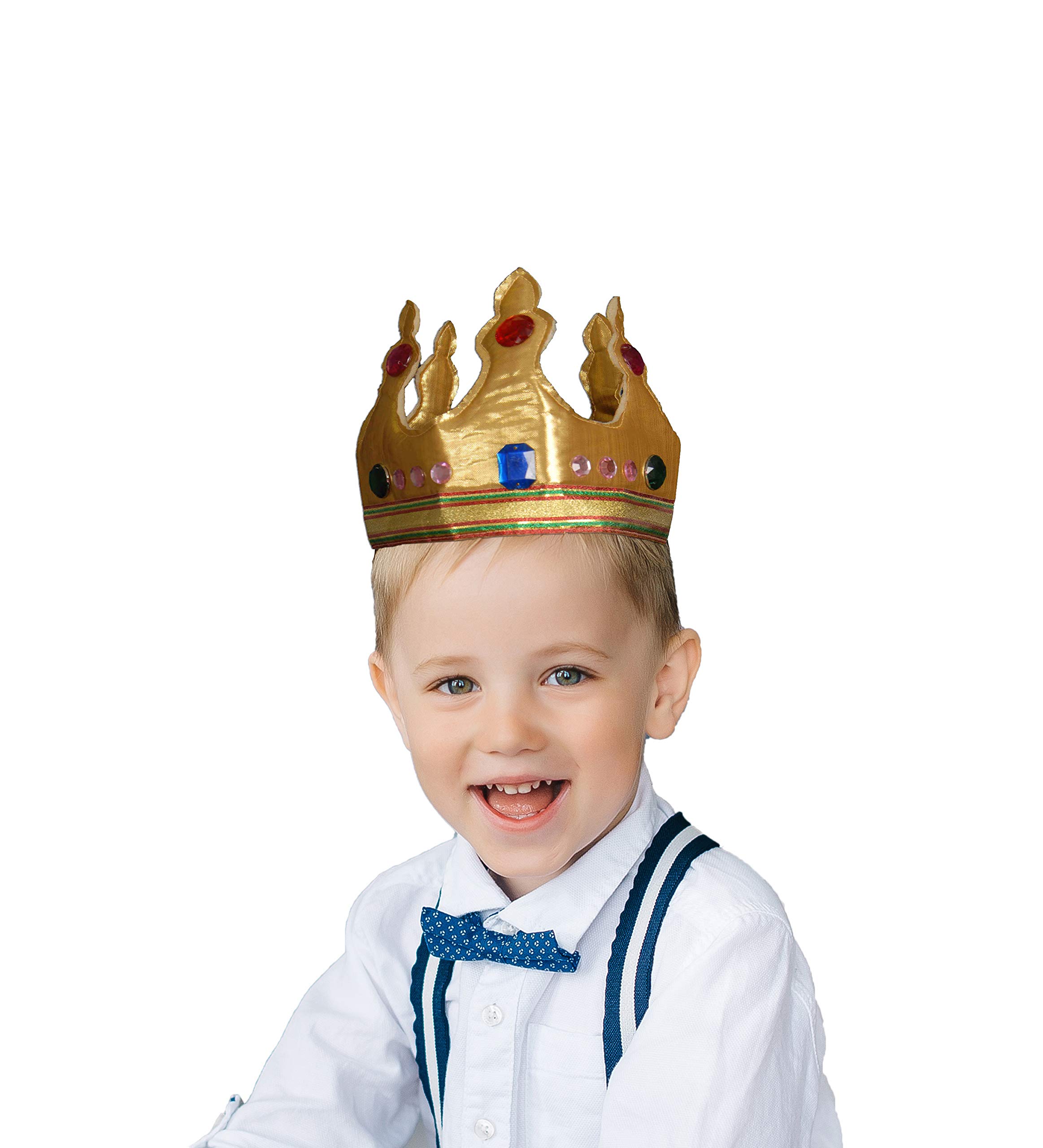 Dress Up America Kids Exquisite King Crown - (One Size)