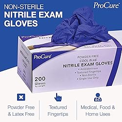 ProCure [200 Count Disposable Nitrile Gloves