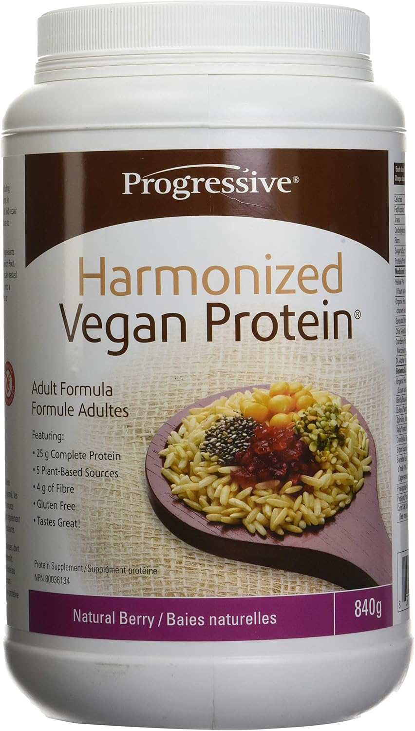 Progressive Harmonized Vegan Protein Powder Supplement Berry flavour