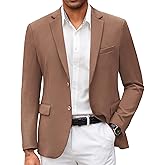 COOFANDY Mens Casual Blazer Slim Fit Suit Jacket Lightweight Knit Sport Coat Two Button Blazer Jacket
