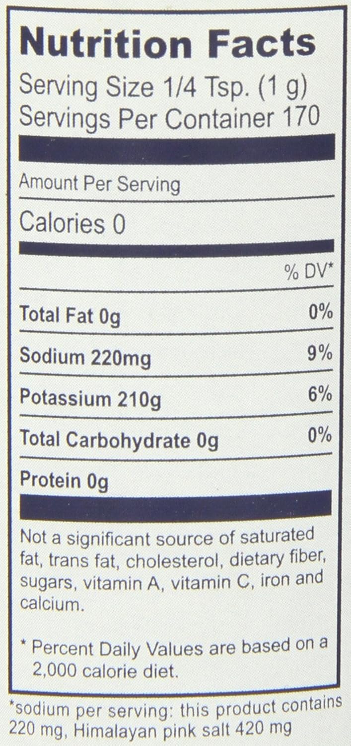 Natierra Himalania Reduced Sodium Himalayan Fine Pink Salt Mix Shaker | Unrefined & Non-GMO | 13 Ounce : Flavored Salts : Grocery & Gourmet Food
