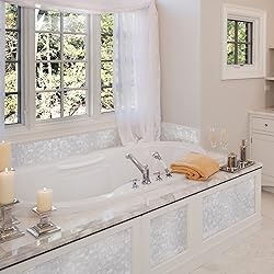 KASARO Peel and Stick Mosaic Shell Backsplash
