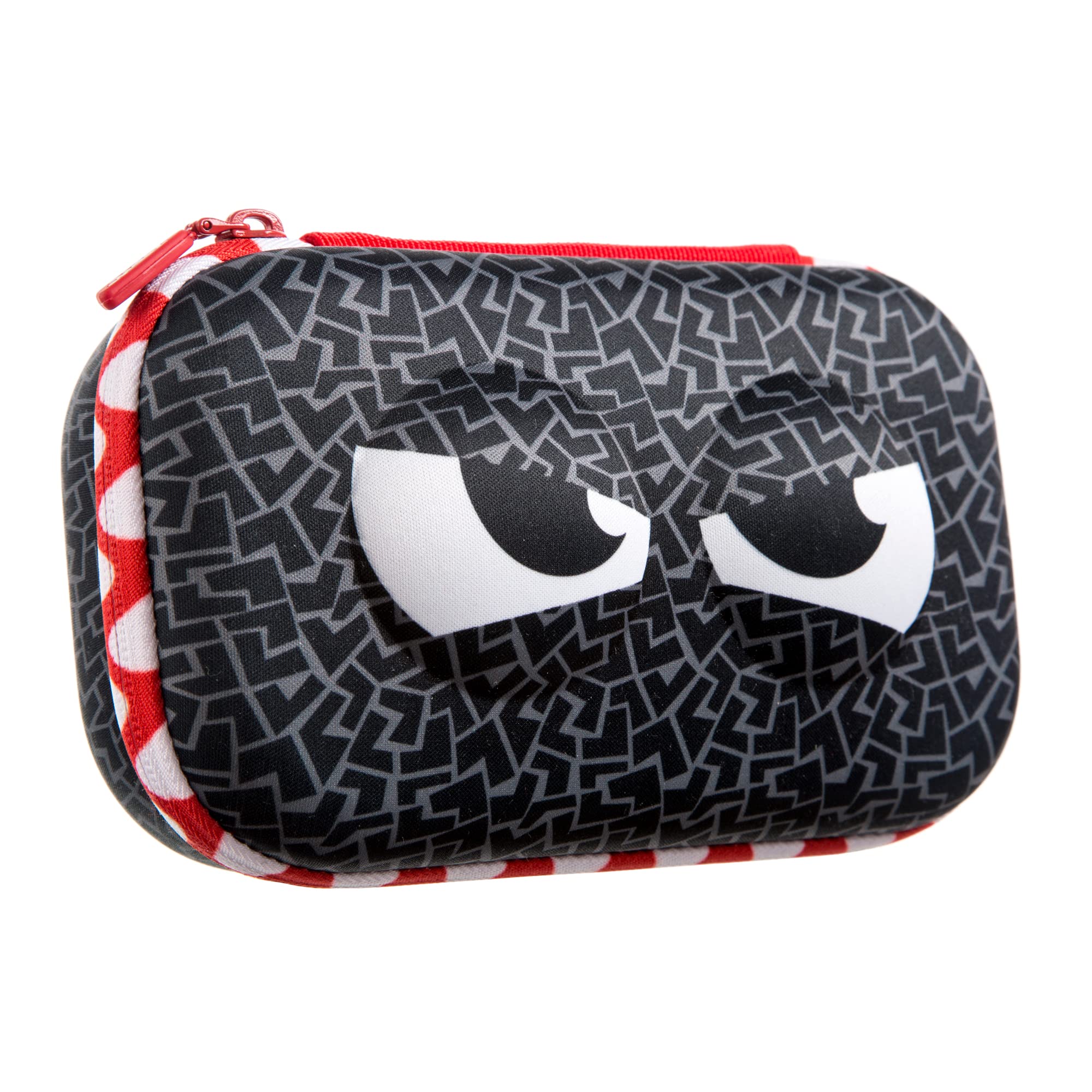 ZIPIT Wildlings Pencil Box for Kids, Large Capacity Cute Pencil Case for School, Stationery Organizer Box, Black