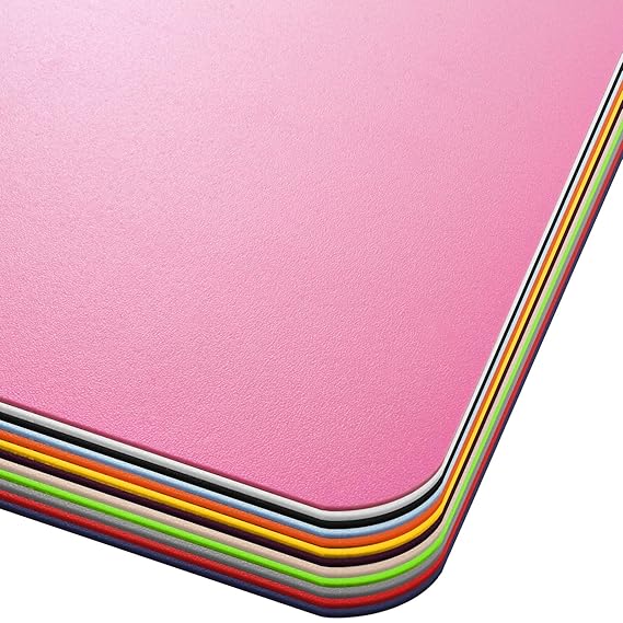 Office Marshal® Bodenschutzmatte in Trendfarben | 75 x 120 cm für Hartböden | ohne schädliche Weichmacher und PVC | Größe und