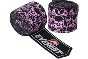 Everest MAE Hand Wraps 180 Inch Semi-Elastic Boxing Wraps with Thumb Loop, Inner Gloves Bandages for MMA, Muay Thai, Kickboxi