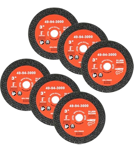 Amazon.com: 49-94-3000 3-inch Metal Cut Off Wheel