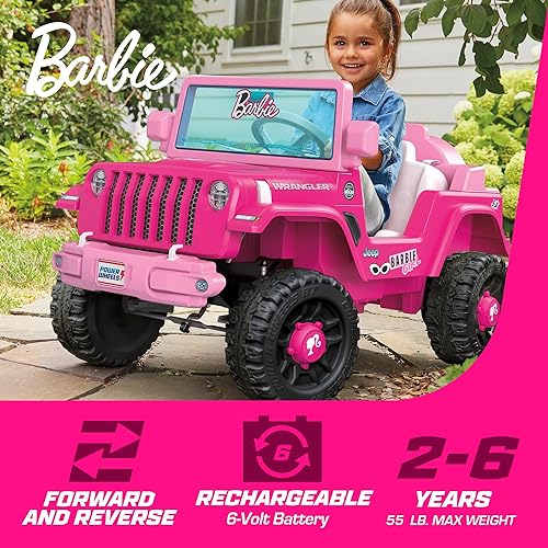 Fisher Price Power Wheels Barbie Jeep Power Wheels Pink Jeep