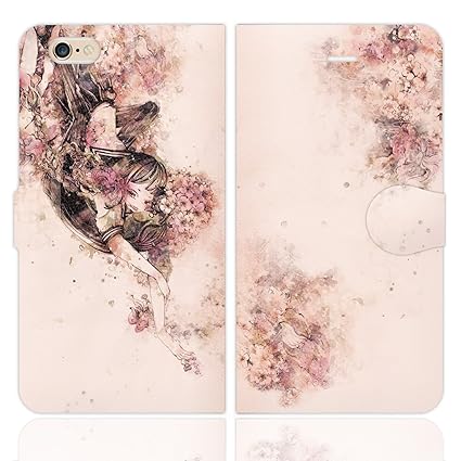 Amazon Iphone6s Iphone6 手帳型 ケース カバー 散る散る イラスト
