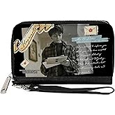 Buckle-Down Women's PU Zip Around Wallet Rectangle-Harry Potter, 7.5"x4.5"