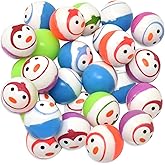 Kiddie Play 25 Bouncy Balls for Kids Party Favors | Bouncy Ball 27mm | Superball Small Rubber Balls for Kids