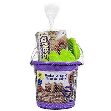 bucket of kinetic sand