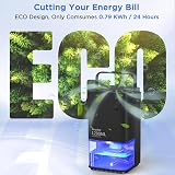 EasyAcc Dehumidifier 1200ml Ultra Quiet Auto Shut Off for Wardrobe Closet Garage view 4