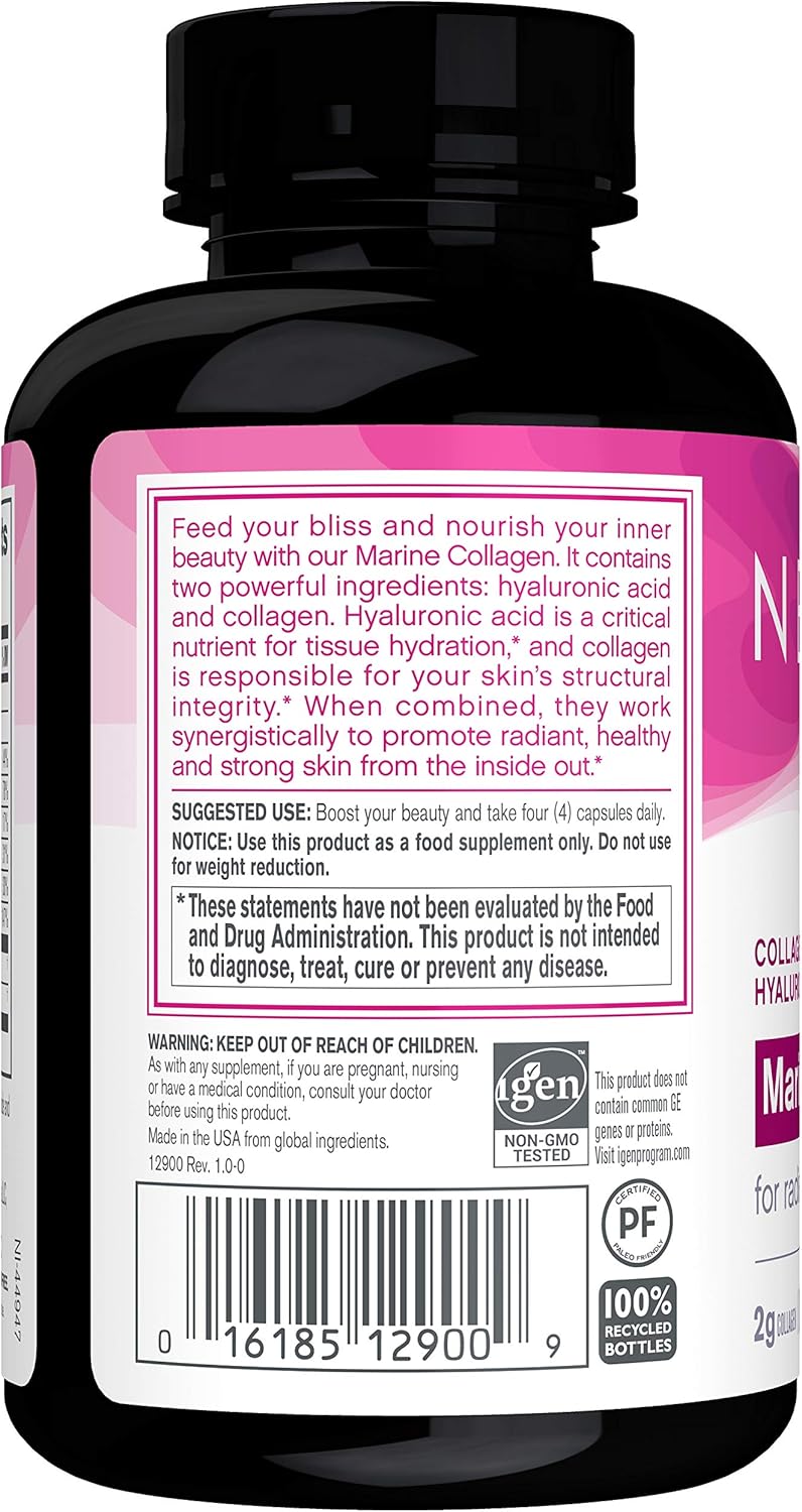 NeoCell Marine Collagen for Skin Hydration, Collagen Types 1 & 3, Paleo Friendly, Gluten-Free & Non-GMO, 120 Capsules (Package May Vary): Health & Personal Care