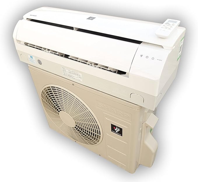 Amazon シャープ エアコン 高濃度プラズマクラスター7000搭載sharp おもに8畳用 ホワイト系 Ay G25s W シャープ Sharp エアコン本体 通販