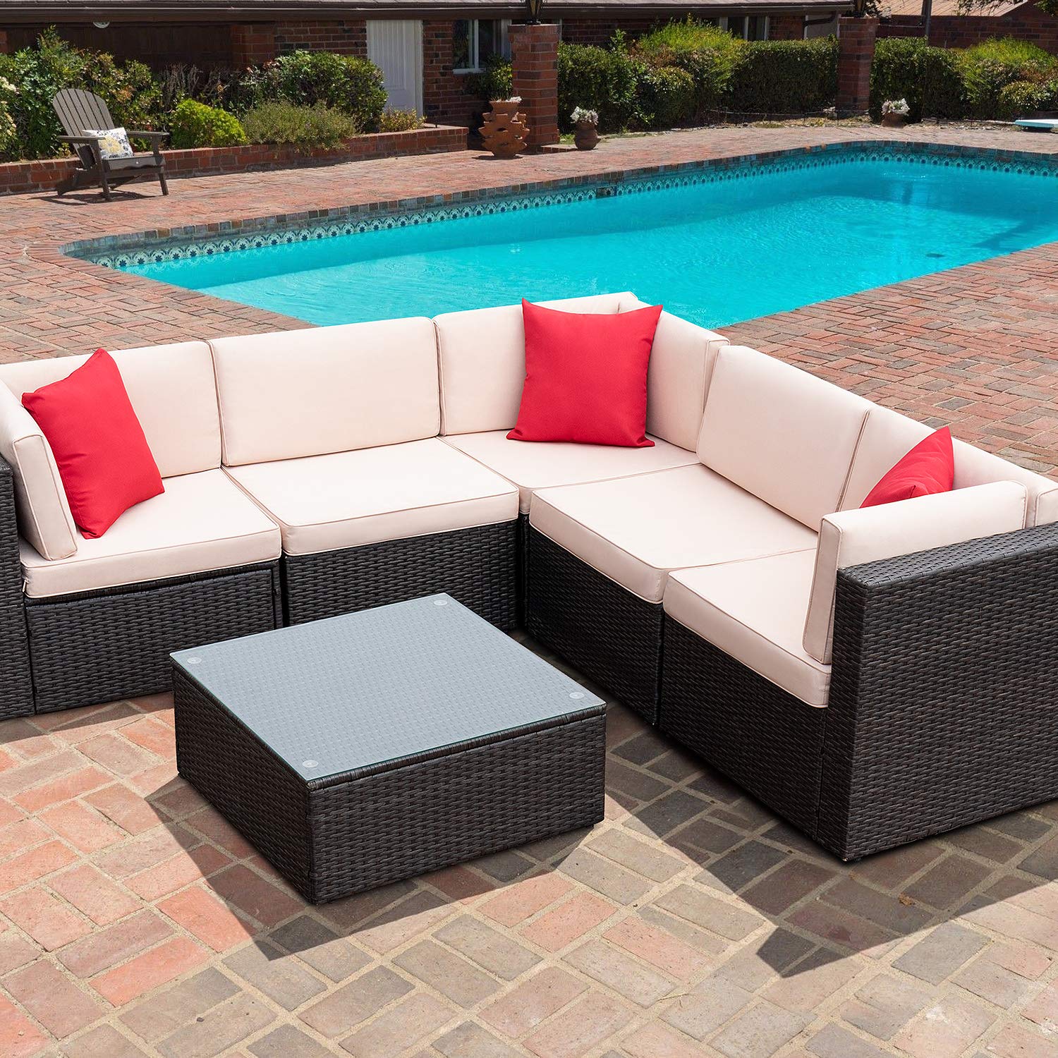 Best six piece rattan outdoor furniture