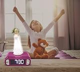 Lexibook Frozen Elsa Nightlight Alarm Clock LCD Backlit Snooze Purple RL800FZ view 6