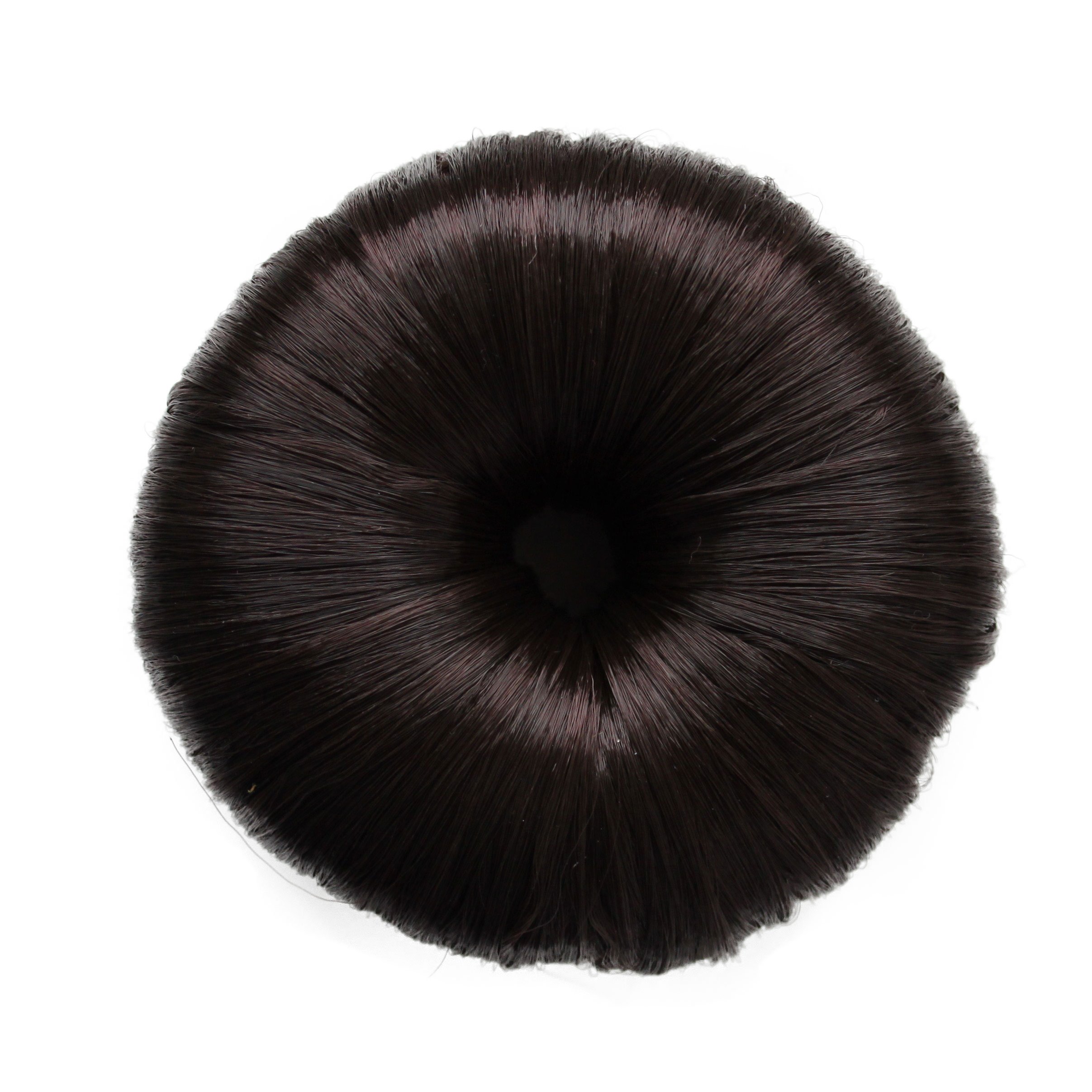 CAISHA Hair Donut Up Do Hair Ring Hairstyler Bun Maker Bridal Hairpiece Hair Styling Tool Brown DK2