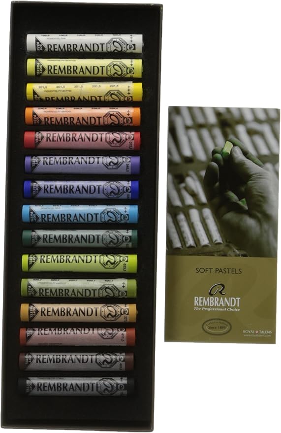 Rembrandt - Caja 15 pastel Rembrandt: Amazon.es: Oficina y papelería