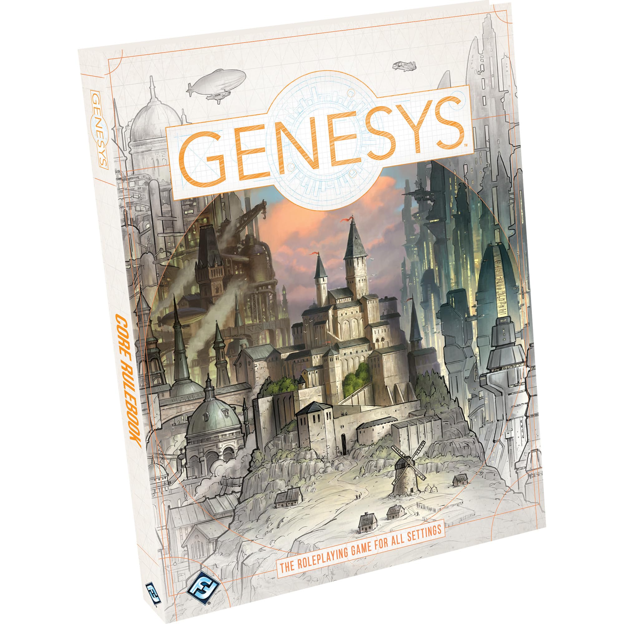 Fantasy Flight Games FFGGNS01 Genesys: A Narrative Dice System Core Rulebook, Multicoloured