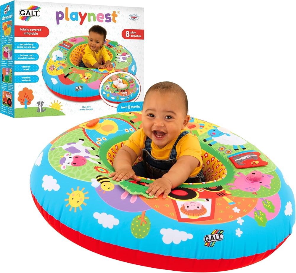 Galt Playnest Farm Baby Sit Me Up with Inflatable Ring 100cm