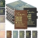 Roowest 20 Pcs Volunteer Appreciation Gifts A5 Thank You Notebooks May You Proud of The Work Journals Bulk Valentines Group Gifts for Team Teachers Coworker Employee(10 Color,Team)