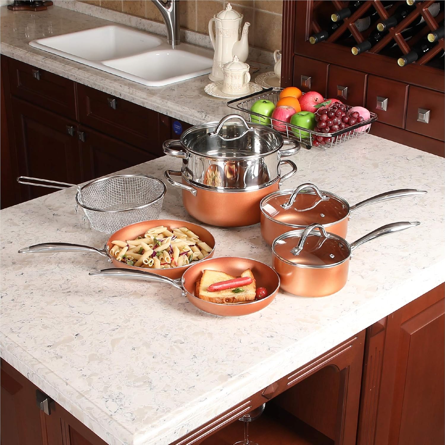 Best double bottom cookware set