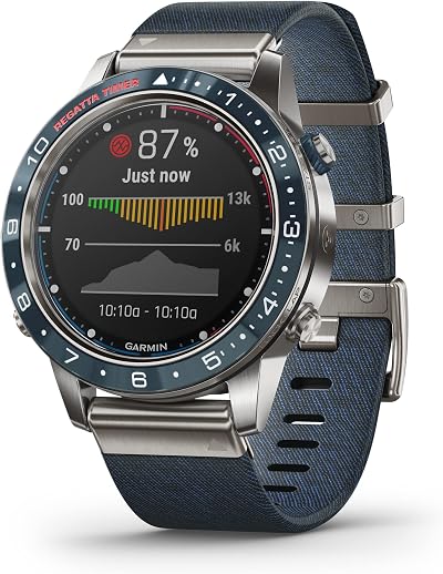 Garmin MARQ Captain Men's Luxury Tool Watch Nautical GPS Regatta Timer