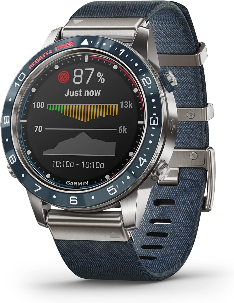 Garmin MARQ Captain Men's Luxury Tool Watch Nautical GPS Regatta Timer