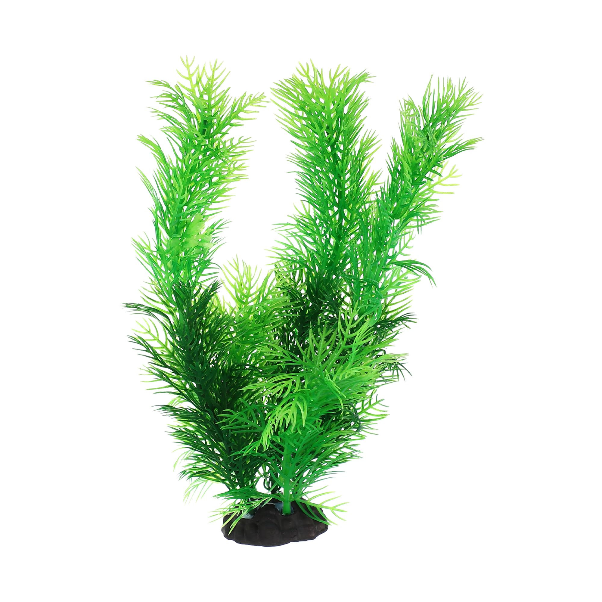 CAPASTEC Aquarium Plastic Plants, Artificial Aquatic Plant for Fish Tank Landscape 7.87 Inch (Green)