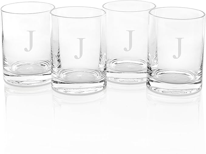 Cathy's Concepts Personalized Drinking Glasses, Set of 4