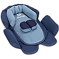 Diono Cuddle Soft 2-in-1 Head Support, Comforting Head and Body Support for Babies, Converts depending on Infants Size, Blue Surge