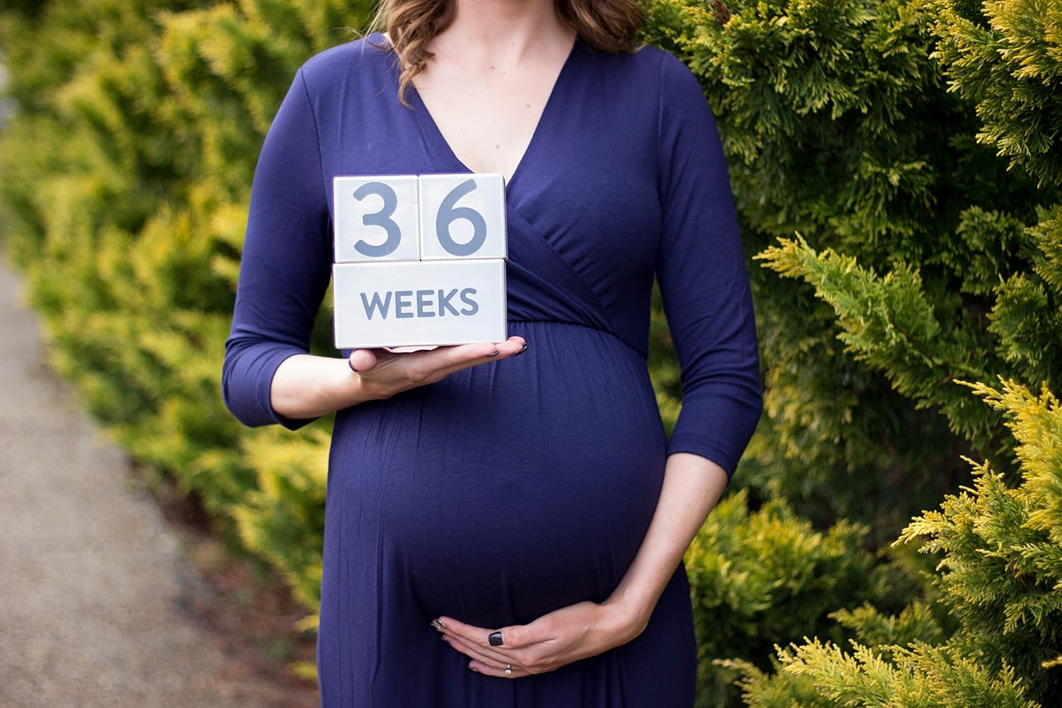 Pearhead Wooden Milestone Age Blocks, Gender-Neutral Baby Accessory for Photo Sharing Weekly, Monthly - Image 5
