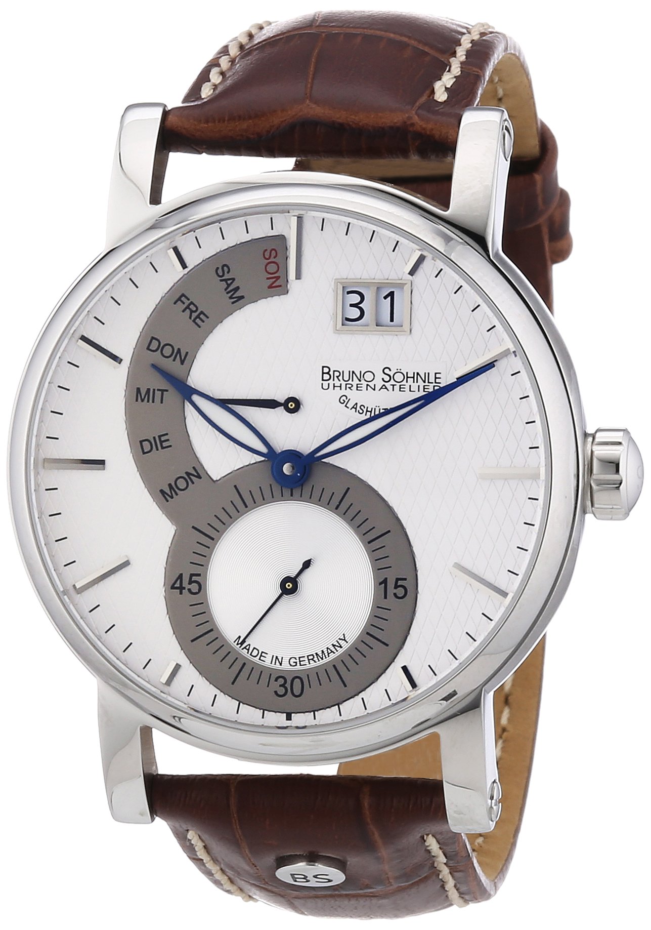 Bruno Söhnle Men's Quartz Watch Pesaro I 17-13073-283 with Leather Strap