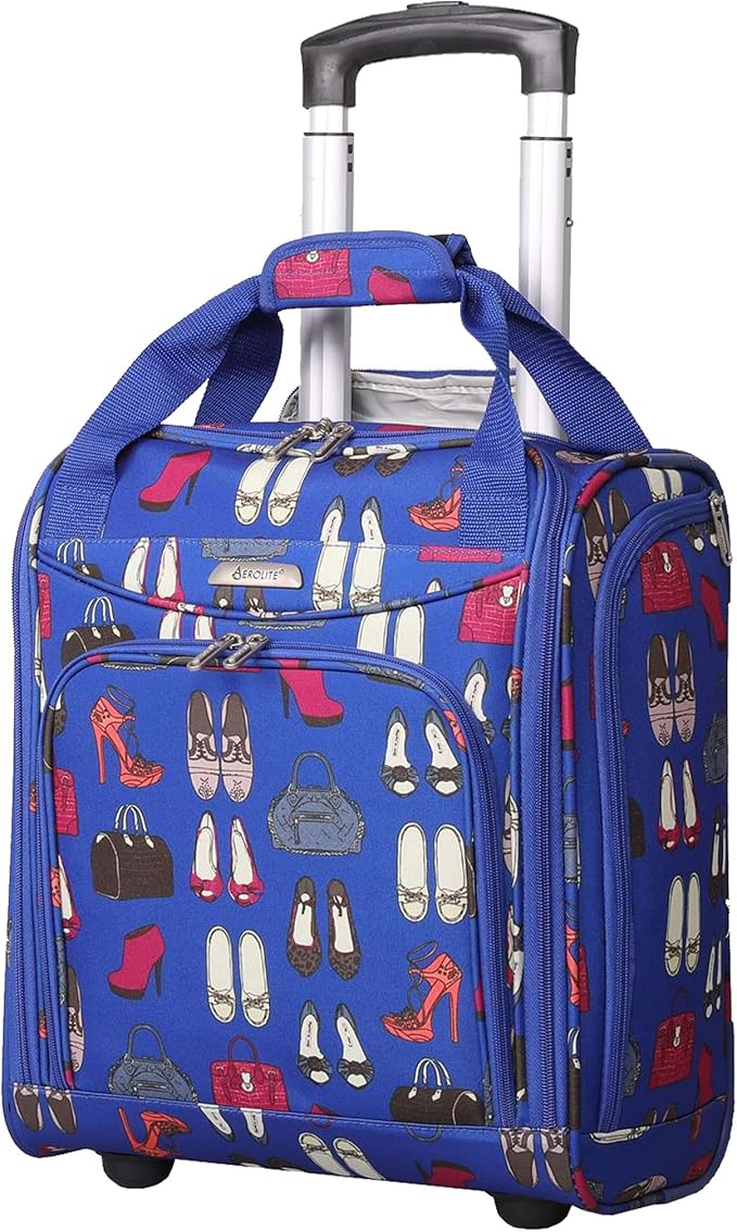 Aerolite Aerolite Carry On Under Seat Wheeled Trolley Luggage Bag
